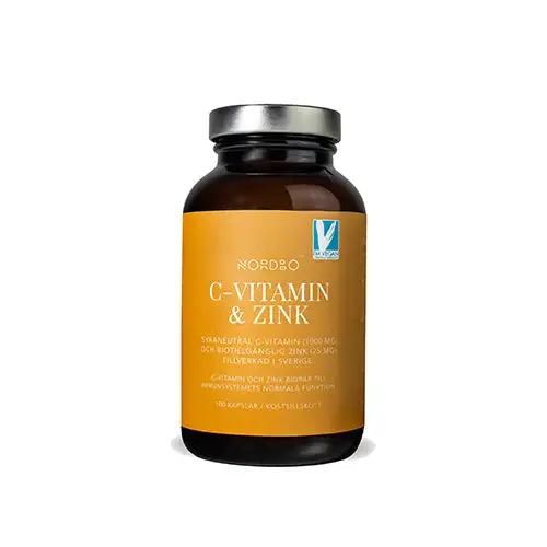 C-vitamin Og Zink | 100 kapsler
