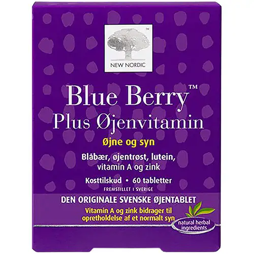 Blue Berry Plus Øjenvitamin | 60 Tabl.