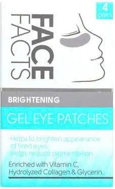 Face Facts Brightening Gel Eye Patches 4 par