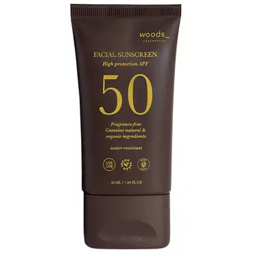 Woods Copenhagen facial sunscreen spf50