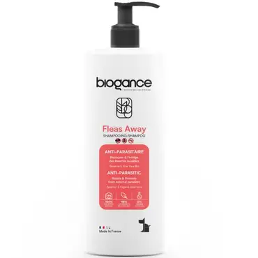 Biogance dog fleas away shampoo