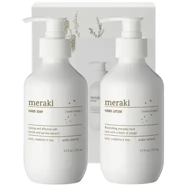 Meraki winter moment warm orange gaveæske