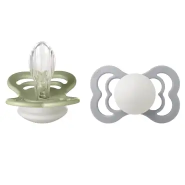 BIBS Supreme size 2 glow sage/cloud