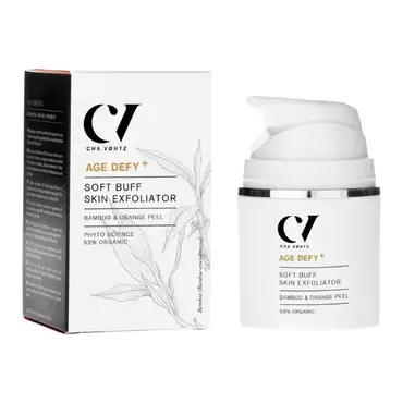 Green People age defy+ soft buff skin exfoliator