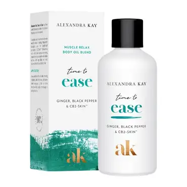 Green People time to ease muscle relax body oil