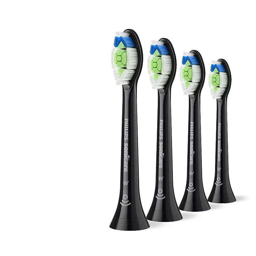 Philips Sonicare Optimal White Pakke 4 x Tandbørstehoveder - Sort