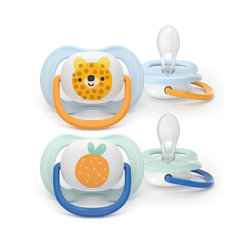 Philips Avent Pacifier ultra air, 0-6m, Grøn / Blå