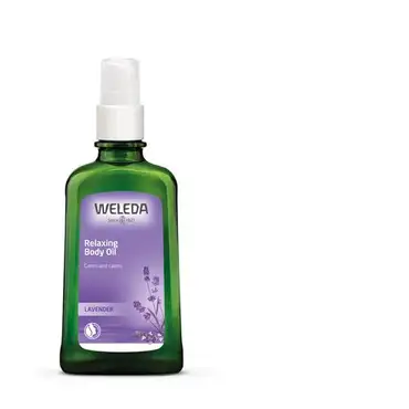 Weleda lavender relaxing body oil
