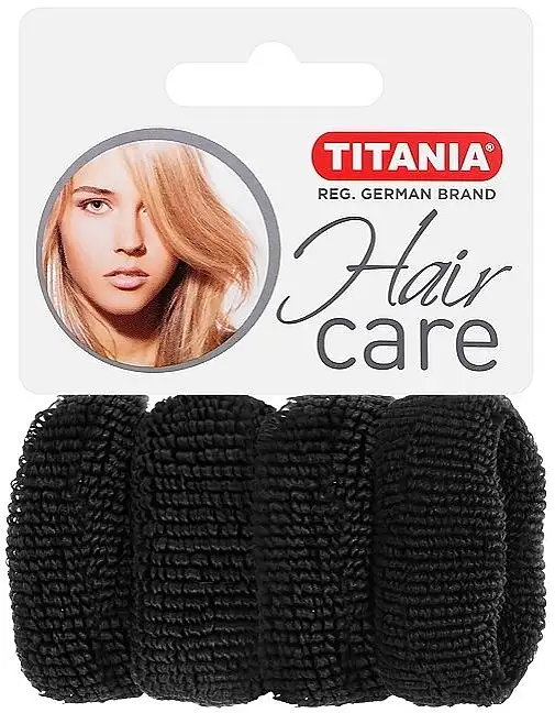 Hårbindesæt, 4 stk, sort 10592155