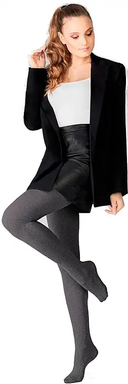 Melange 3D Strømpebukser 50 Den, peber 98028698