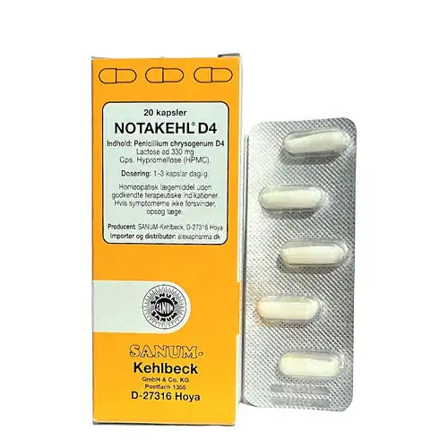 Notakehl D4 kapsler.