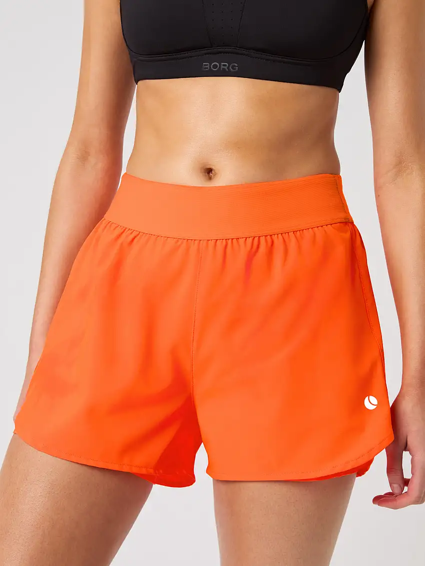 Björn Borg Ace 2 In 1 Shorts Shocking Orange XL