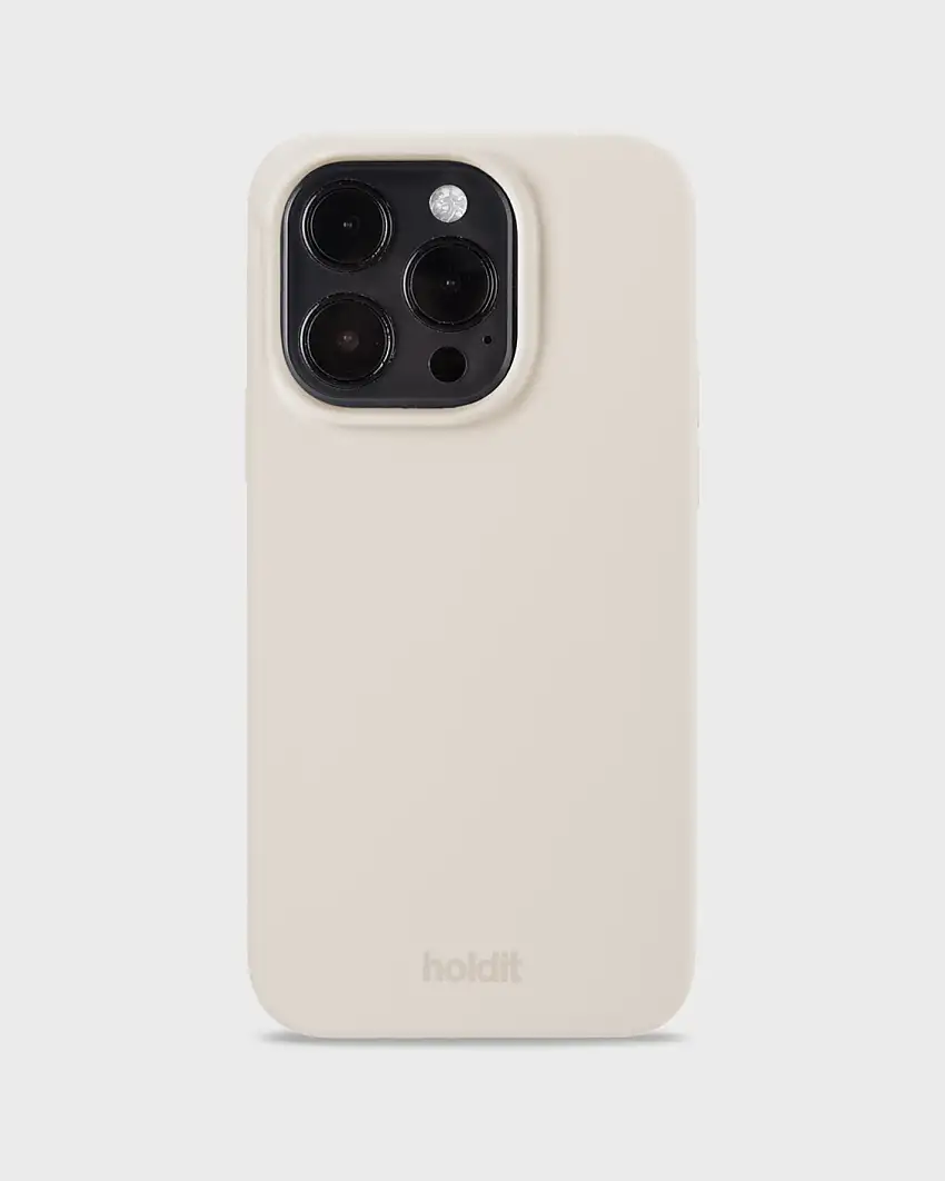 HOLDIT Silicone Case iPhone Light Beige 14 Pro
