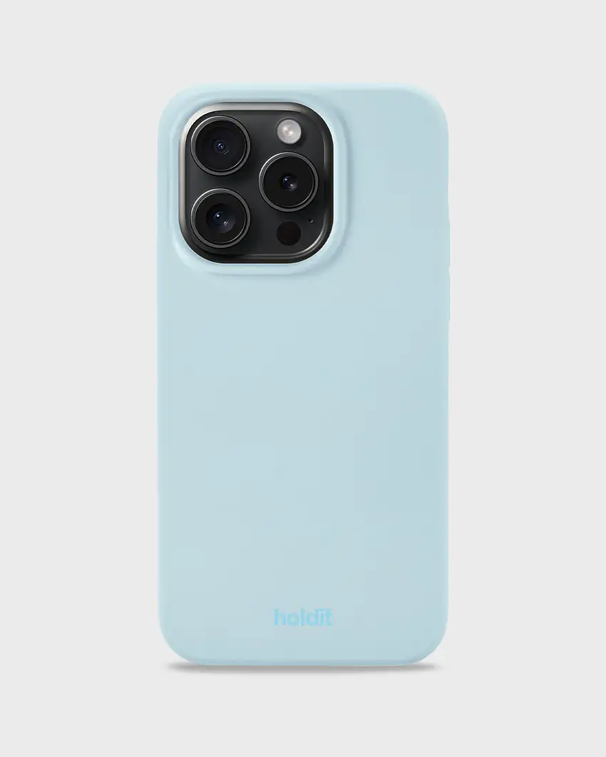 HOLDIT Silicone Case  iPhone Mineral Blue 14 Pro