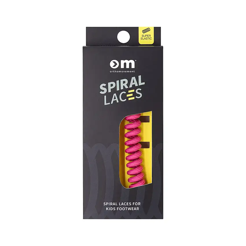 Ortho Movement Spiral Laces Lyserød