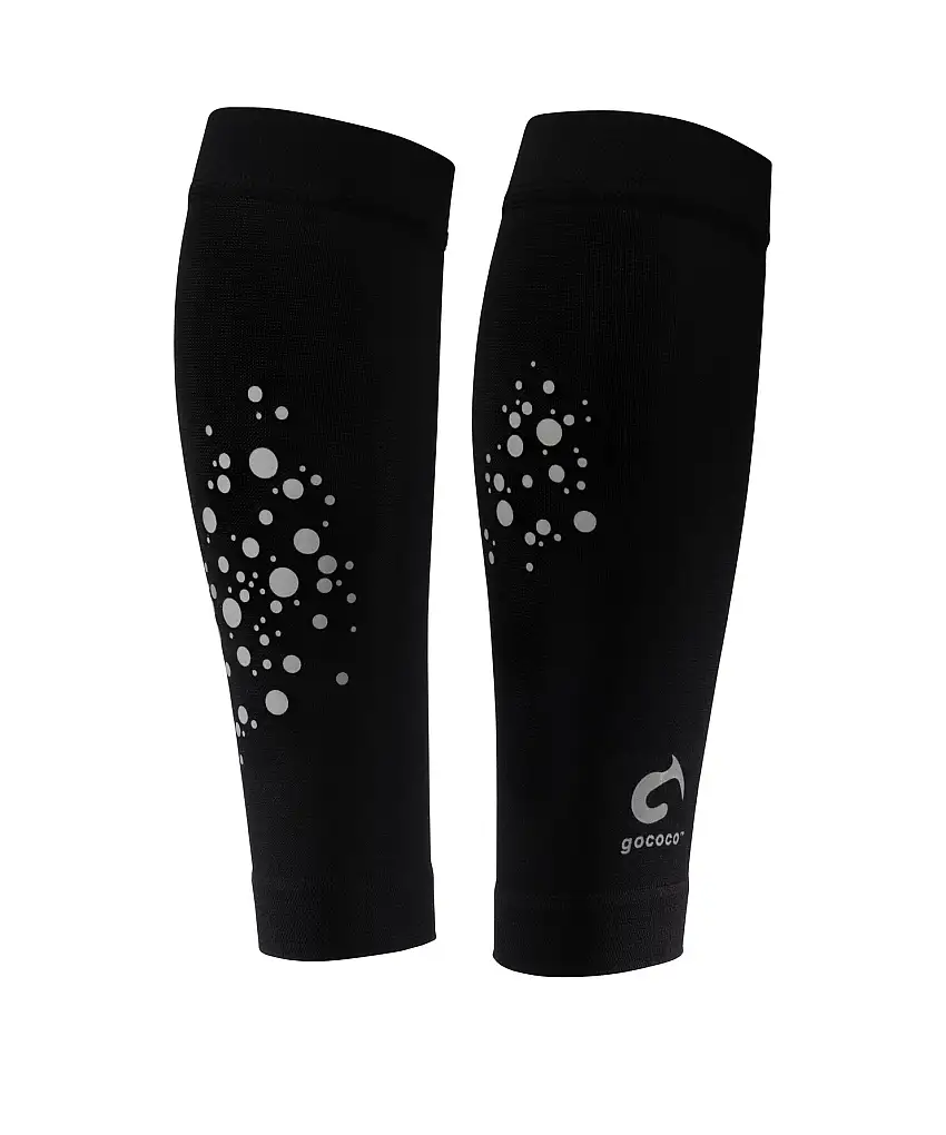 Gococo Compression Calf Sleeves Superior Black S (27-32 cm around calf)