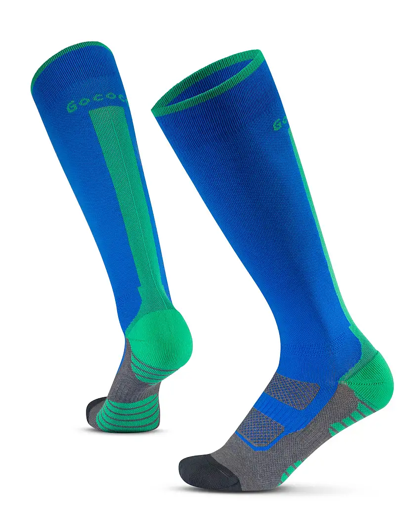 Gococo Compression Superior Strømpe Blue L (40-45 cm around calf)