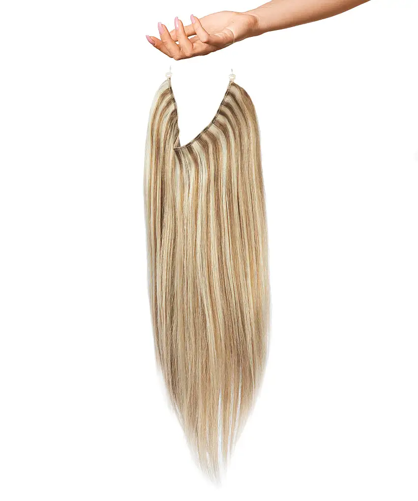 Rapunzel of Sweden Volume Hairband 50 cm M5.3/10.6 Vanilla Blonde Toffee Highlights