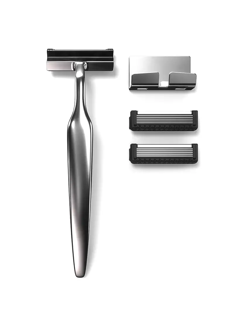 Melle. Razor Kit Chrome