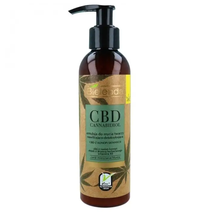 Bielenda CBD Cannabidiol Face Cleansing Emulsion For Mixed & Greasy Skin 150 ml