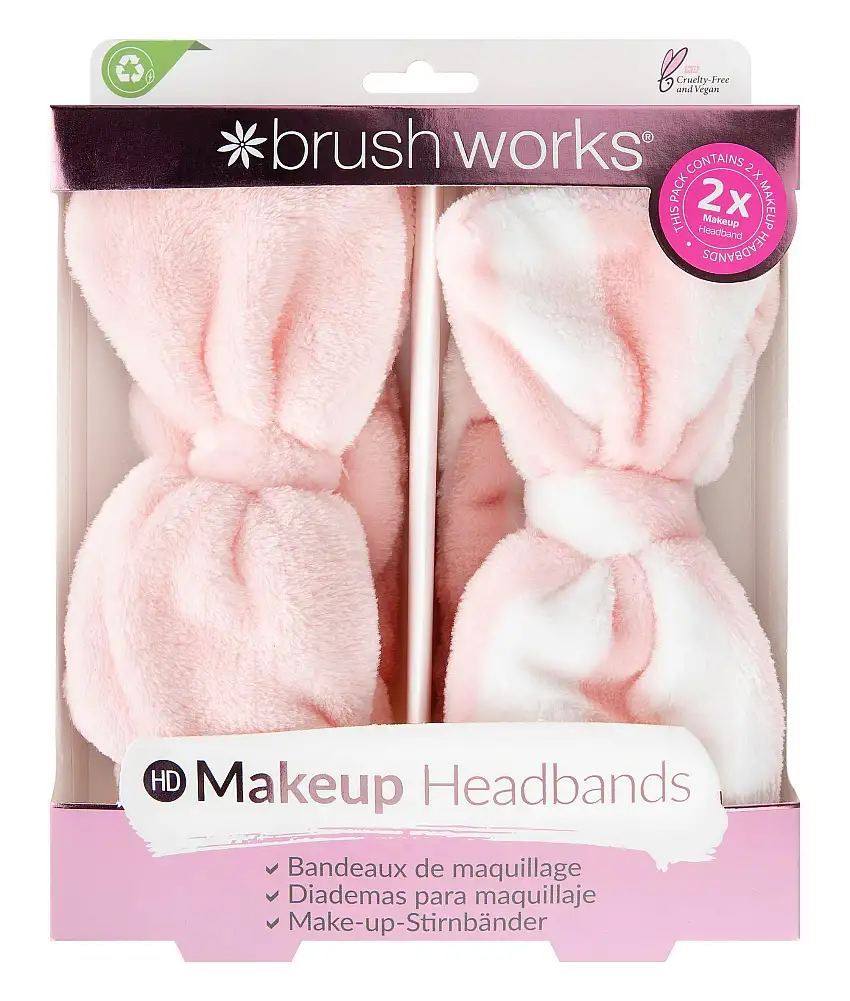 brushworks Makeup Headbands 2 stk
