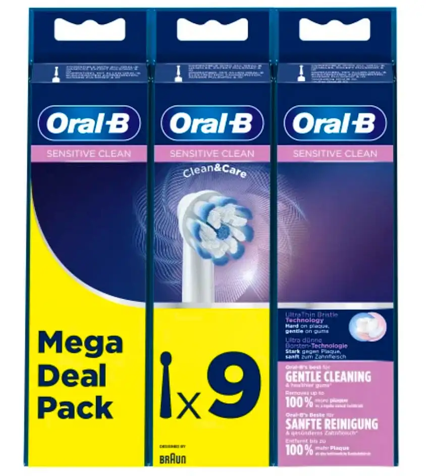 Oral-B Sensitive Clean & Care Toothbrush Heads 9 stk