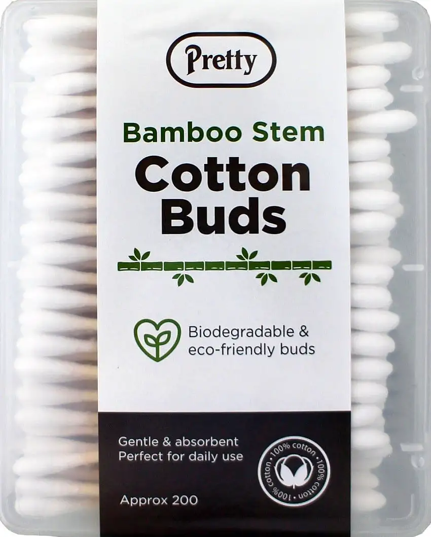 Pretty Bambus Vatpinde 200 stk