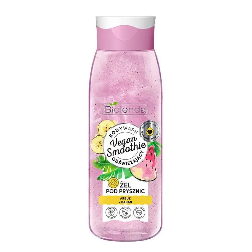 Bielenda Vegan Smoothie Shower Gel Watermelon & Banana 400 ml