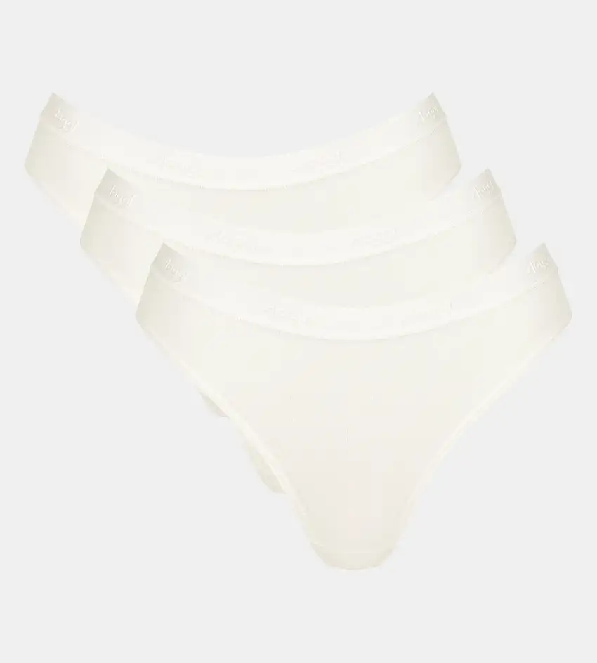 Sloggi Go Casual High leg 3-Pak Silk White XS