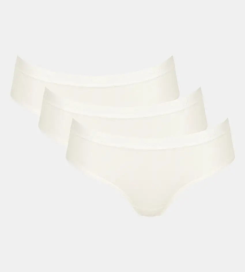 Sloggi Go Casual Hipster 3-Pak Silk White S