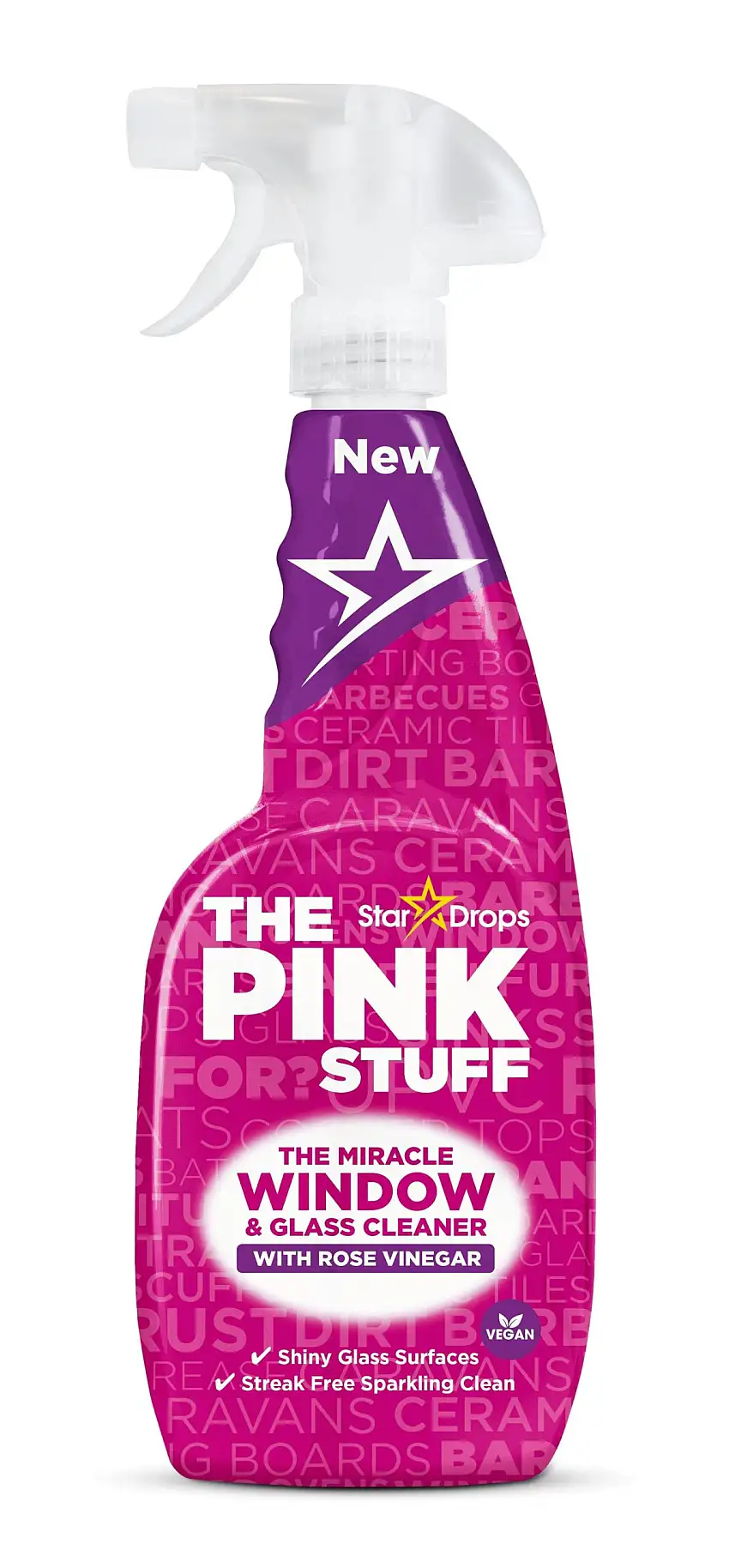 Stardrops The Pink Stuff Miracle Window & Glass Cleaner With Rose Vinegar 750 ml