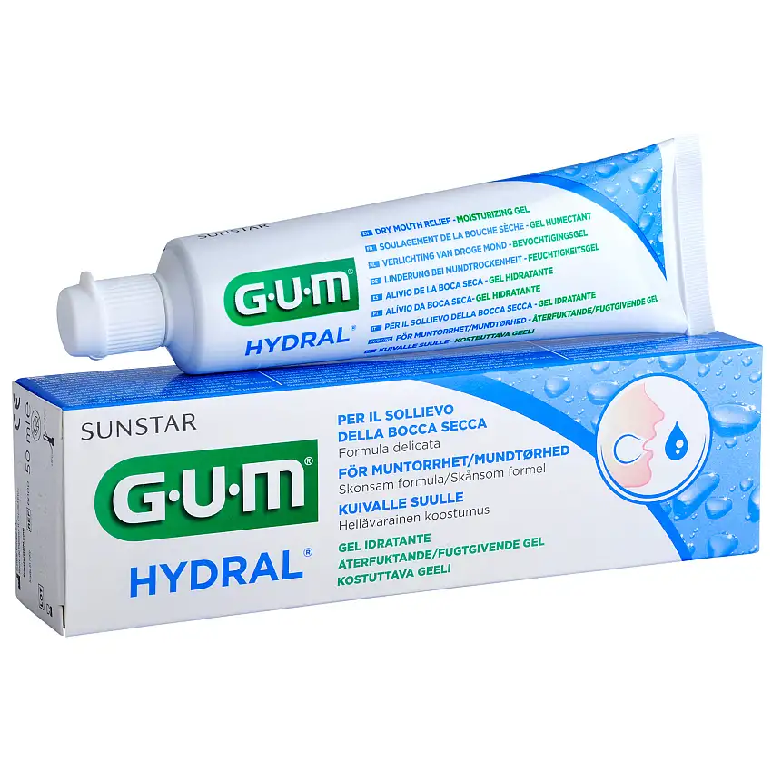GUM Gel Hydral v/Mundtørhed 50 ml