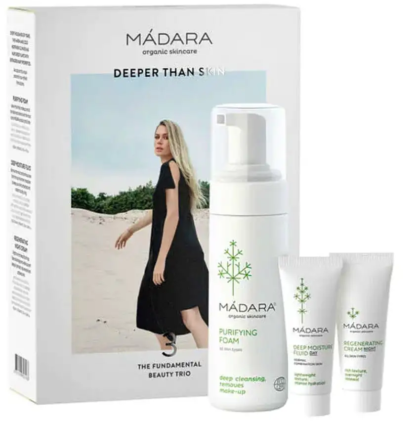 MÁDARA The Fundamental Beauty Trio 1 x 150 ml + 2 x 25 ml