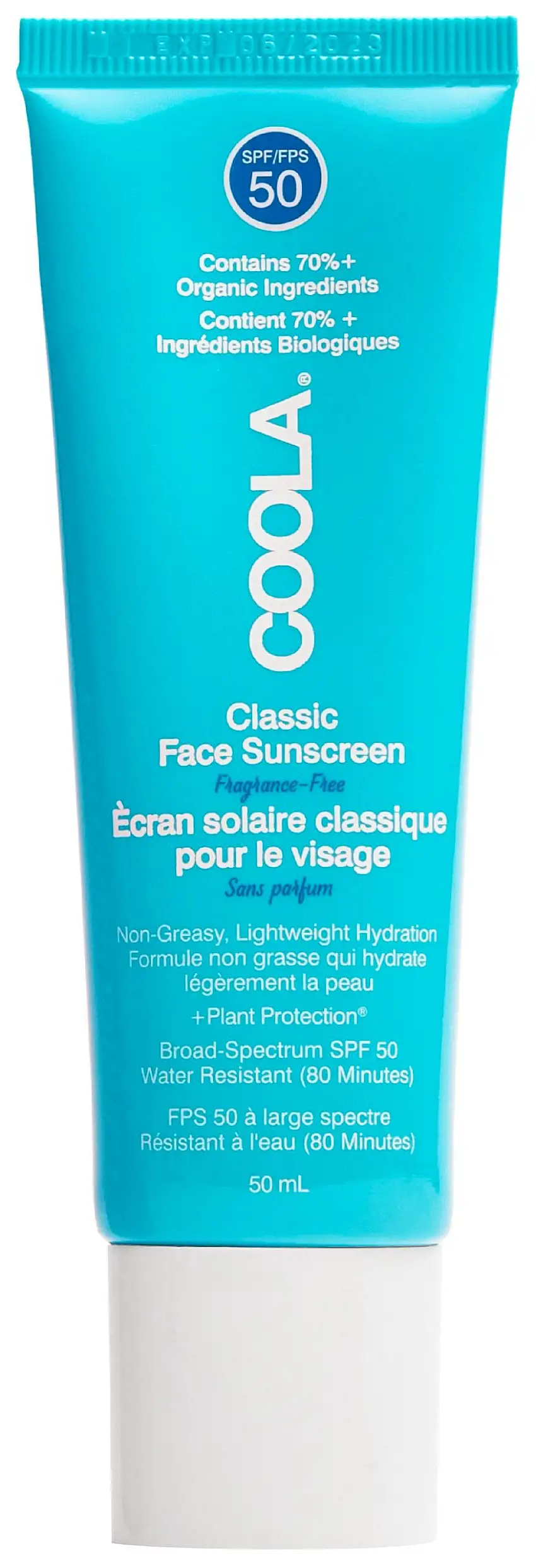 Coola Classic Face Sunscreen Fragrance Free SPF50 50 ml