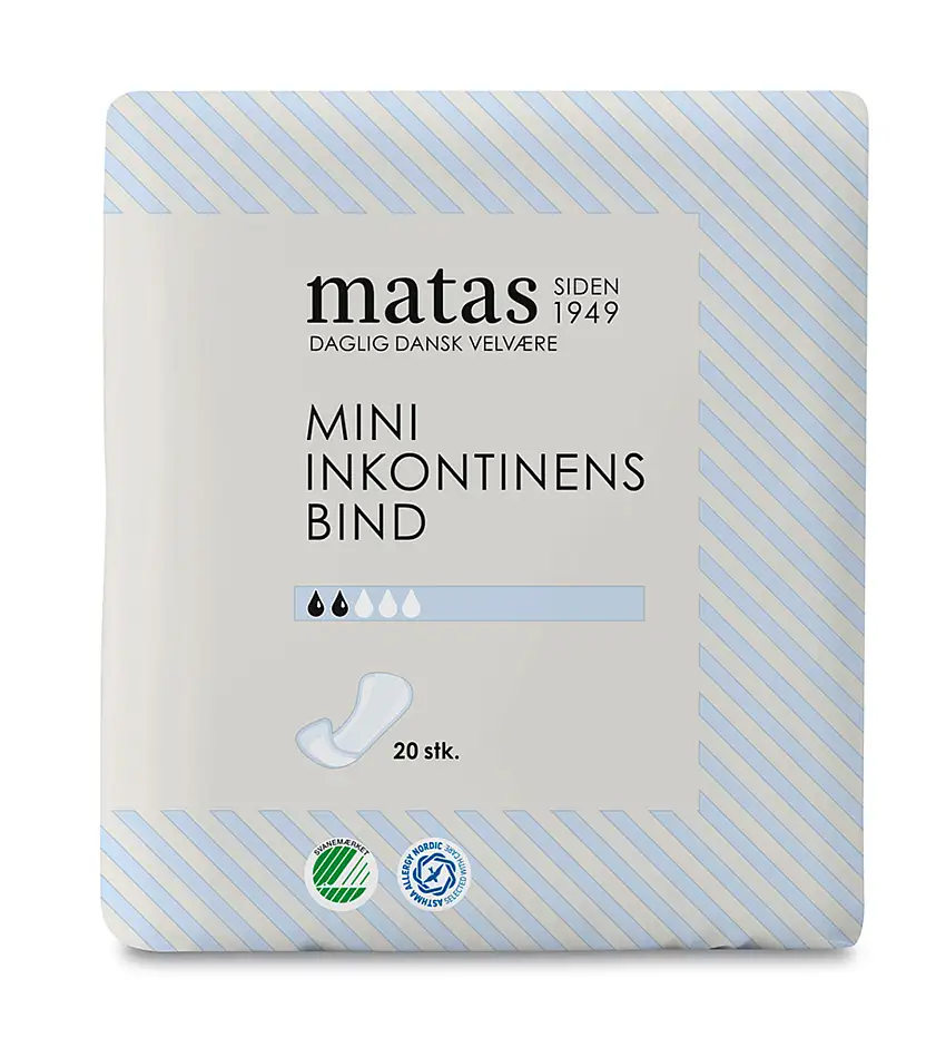 Matas Striber Mini Inkontinens Bind 20 stk