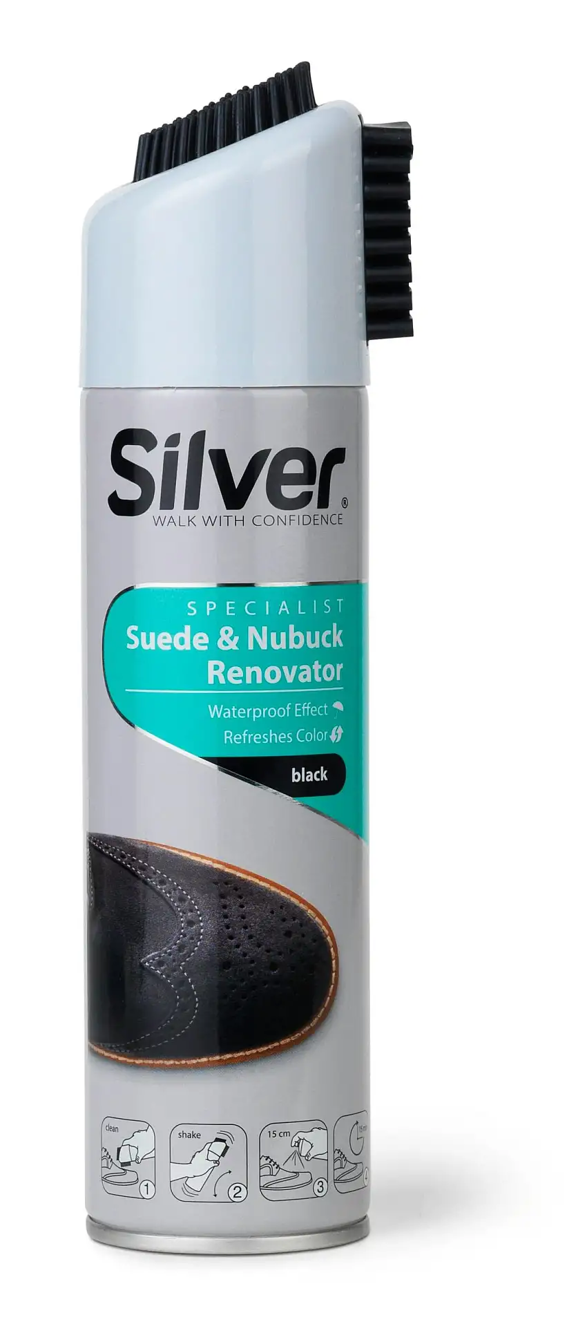 Silver Specialist Suede & Nubuck Black Renovator 250 ml