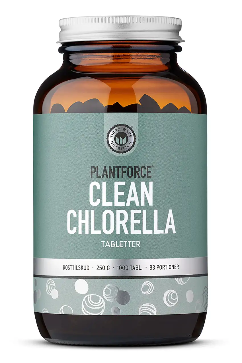 Plantforce Clean Chlorella Vegansk 1000 tabl.