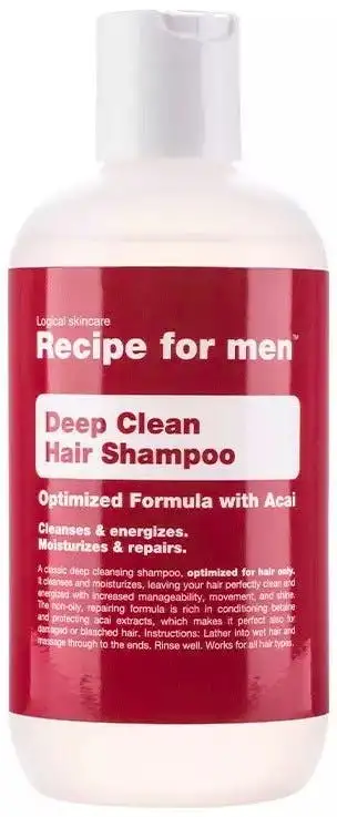 Recipe For Men Deep Clean Hair Shampoo 250 ml
