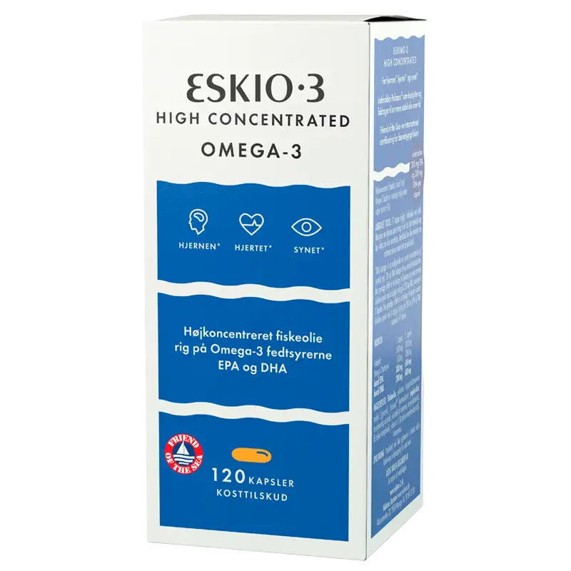 Eskio-3 High Concentrate Omega-3 (120 kap)
