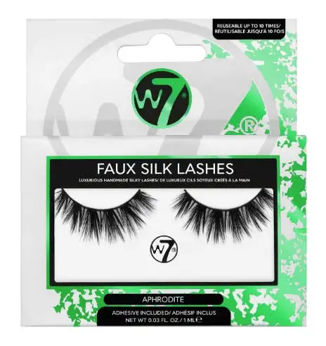 W7 Faux Silk Lashes Aphrodite 1 pair