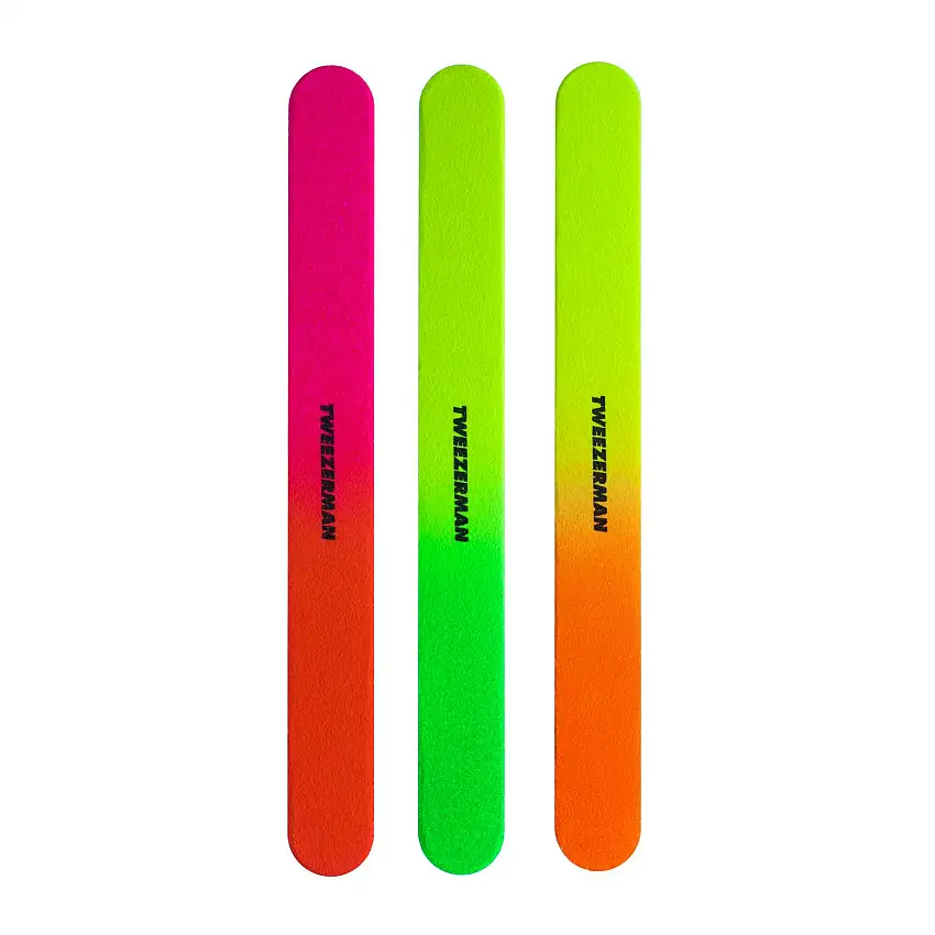 Tweezerman Neon Filemates 3 stk