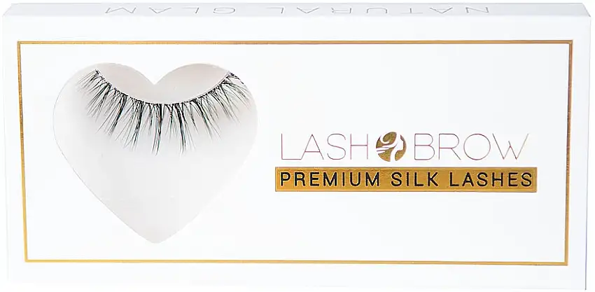 Lash Brow Premium Silk Lashes Natural Glam 54102549