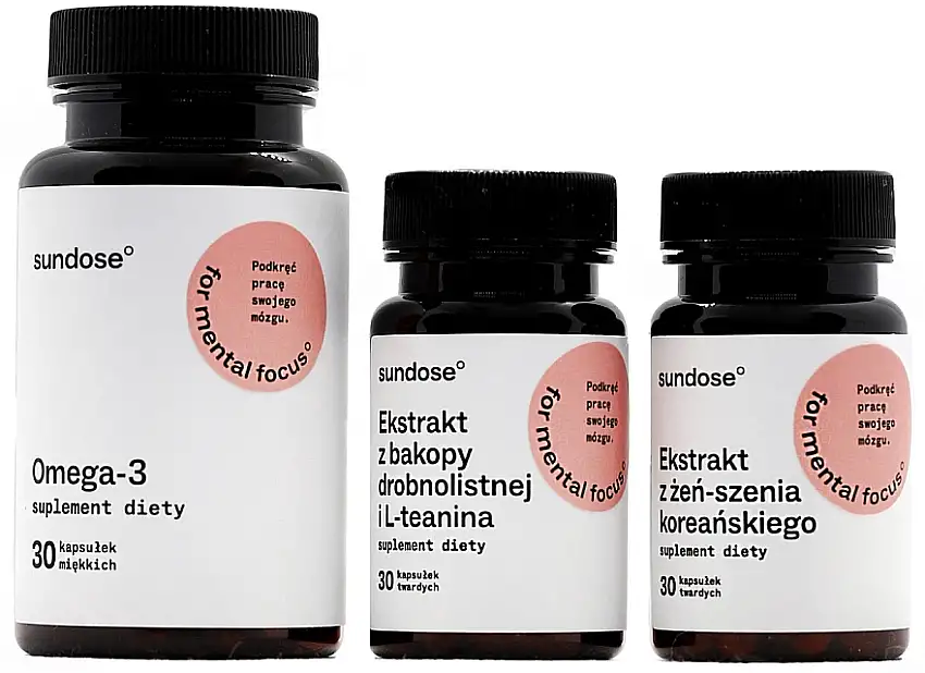 Sæt kosttilskud "For Mental Focus" 59761669