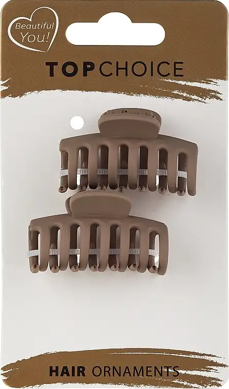 Hårklemmer, 24399+1, 2 stk., mælkegåsegrå 22891406