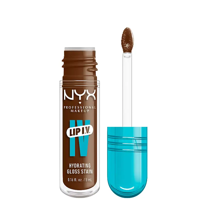 NYX PROFESSIONAL MAKEUP Lip I.V. Hydrating Gloss Stain 04 Cocoa Quench!