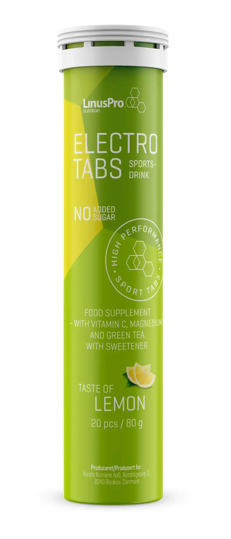 LinusPro Nutrition Elektrolyt Tabs Lemon/Lime 20 tabs