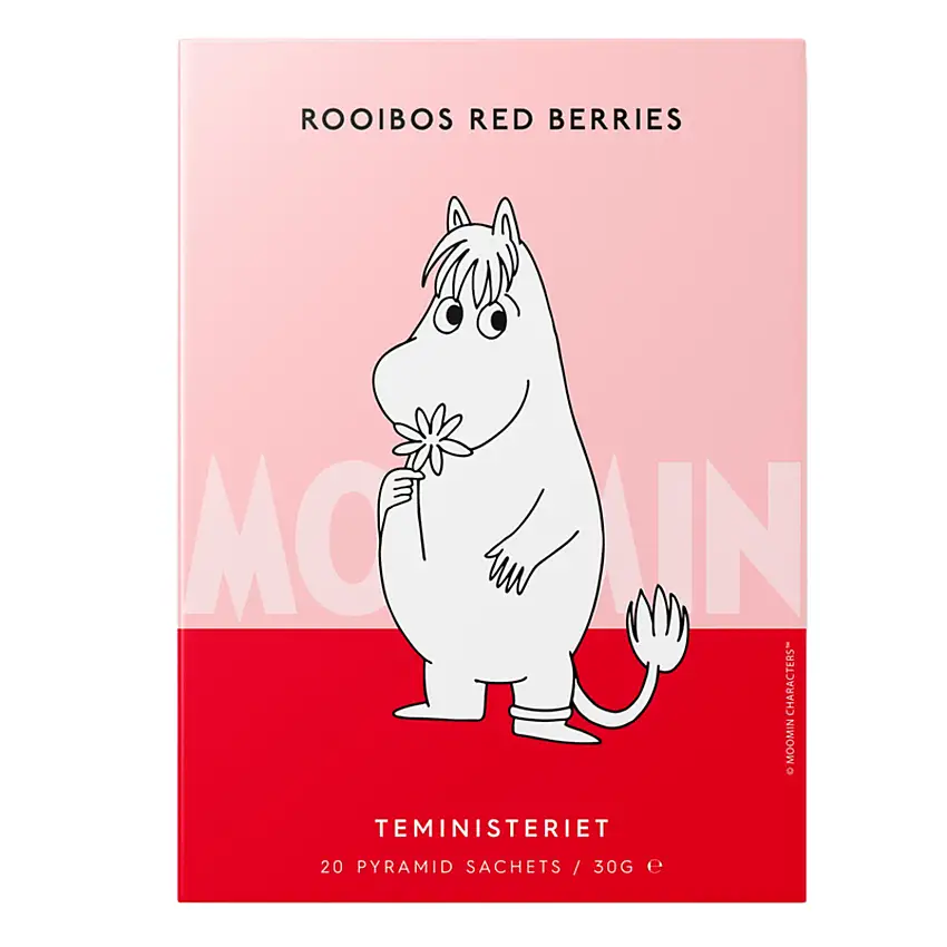 Teministeriet Moomin Tea 20 breve Rooibos Red Berries