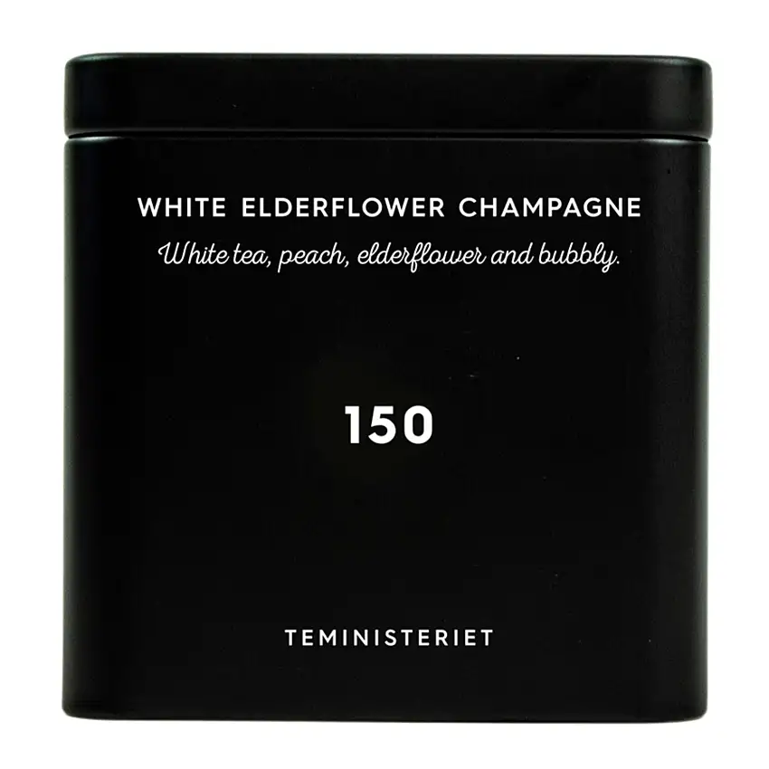 Teministeriet Signature Tea Tin 150 White Elderflower Champagne 50 g