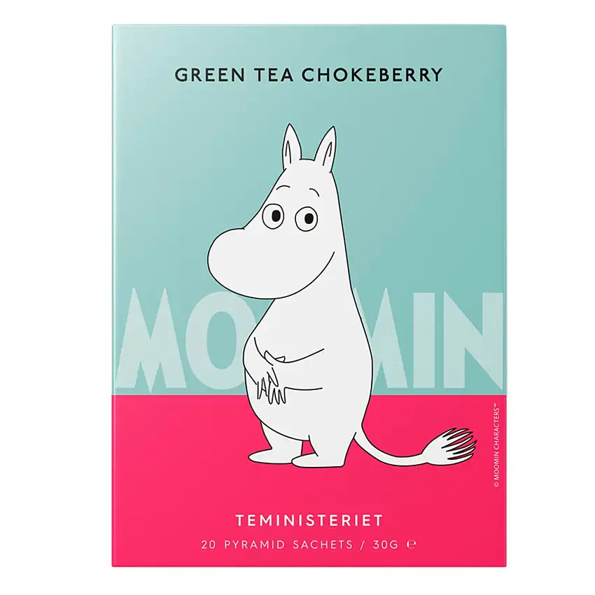 Teministeriet Moomin Tea 20 breve Green Tea Chokeberry