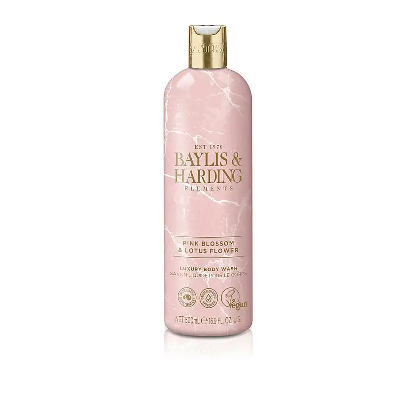 Baylis & Harding Elements Pink Blossom & Lotus Flower Body Wash 500 ml